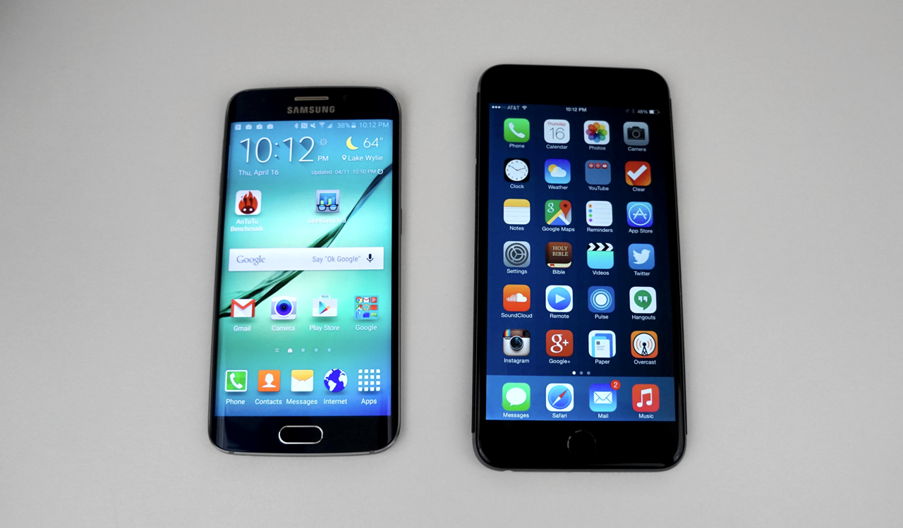Galaxy S6 Edge vs iPhone 6 Plus |