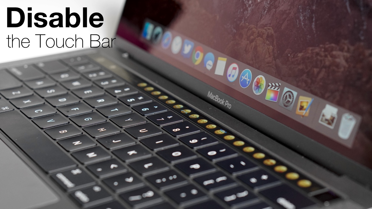 how to turn on macbook pro no touch bar