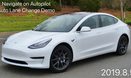 Tesla Model 3 No Confirmation Lane change Autopilot – Update 2019.8.5