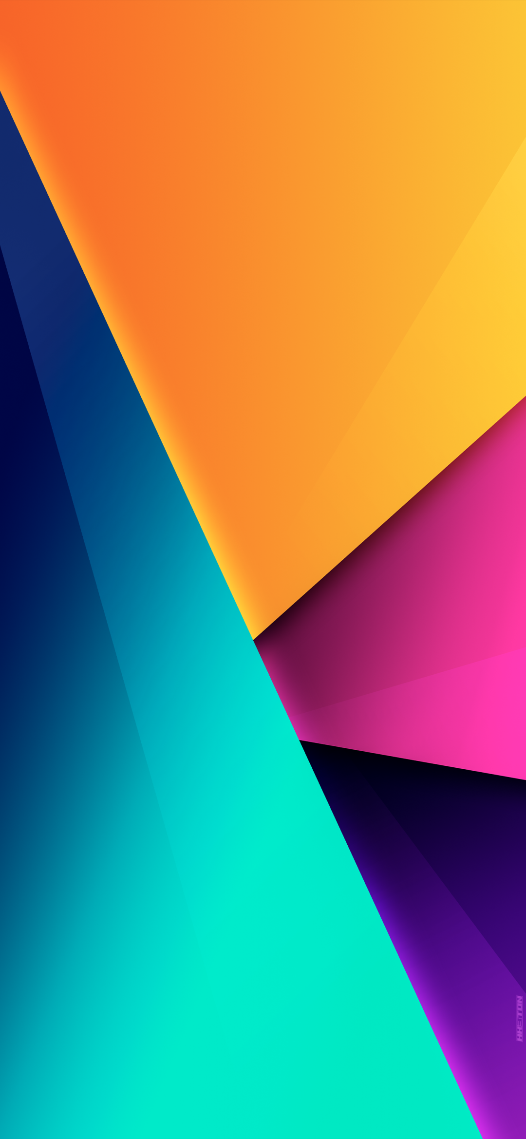 iOS 15.5 – abstract geometric gradient-by Hk3ToN | Zollotech