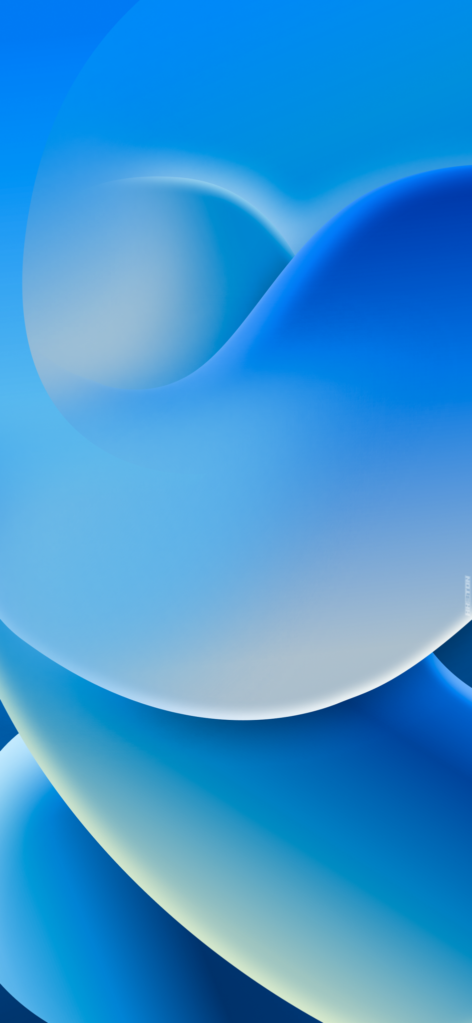 iOS 16 – Blue circle gradients – by Hk3ToN | Zollotech