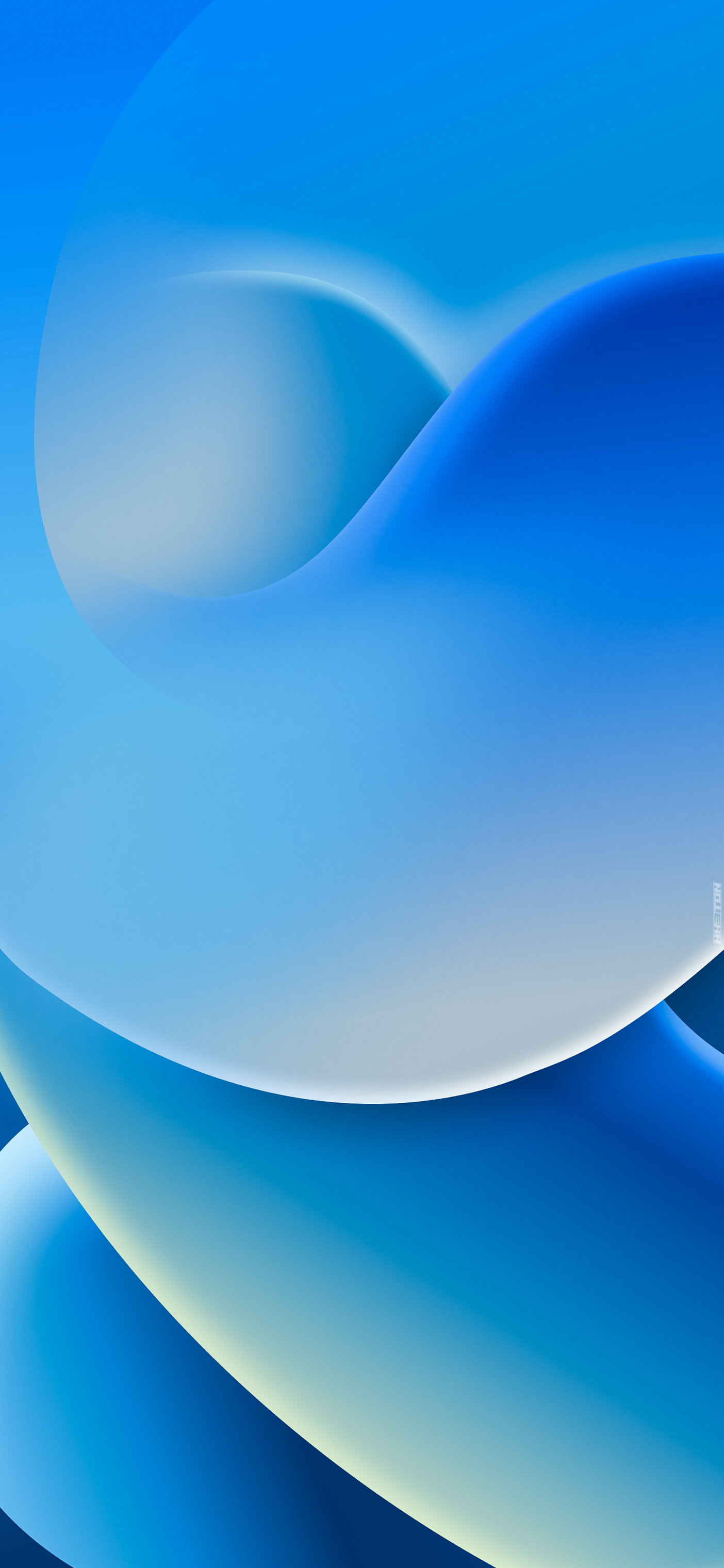 iOS 16  Blue circle gradients  by Hk3ToN  Zollotech
